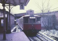 S-Bahnhof Nikolassee, Datum: 17.02.1985, ArchivNr. 23.42